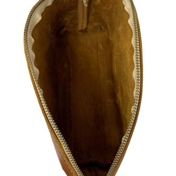 NWOT Portland Goods Leather Makeup Toiletry cosmetics bag - Picture 6 of 9